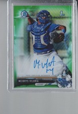 2017 Bowman Chrome #CPA-MV Meibrys Viloria Autographs Green Refractor #/99