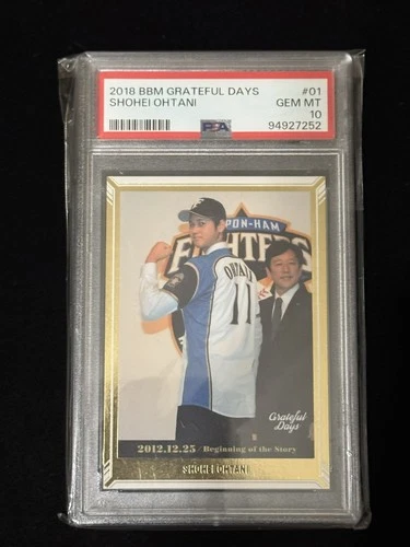 2018 Bbm Grateful Days Shohei Ohtani #01 PSA 10 Rookie RC
