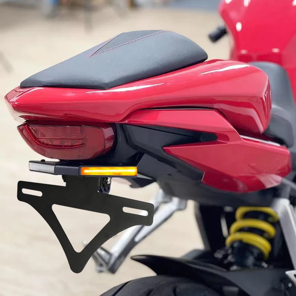 Держатель номерного знака задний приклад светодиодный указатель поворота для Honda CBR650R 2021-2025 - Изображение 3 из 4