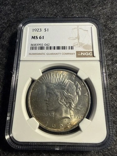 1923 $1 Peace Dollar NGC MS61 🔥🔥