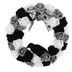  Front Door Wreath Autumn Floral Wreaths for Black Flower Garland