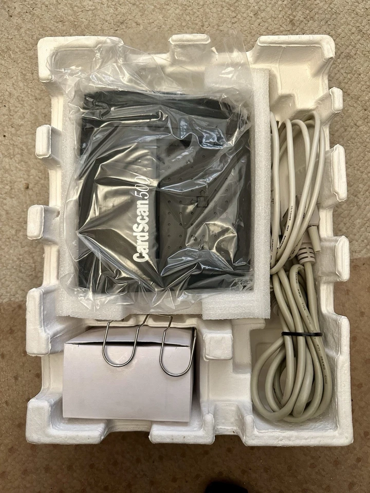 Vintage 1999 CardScan 500 Executive Business Card Scanner and V6 Software - Image 3 of 4