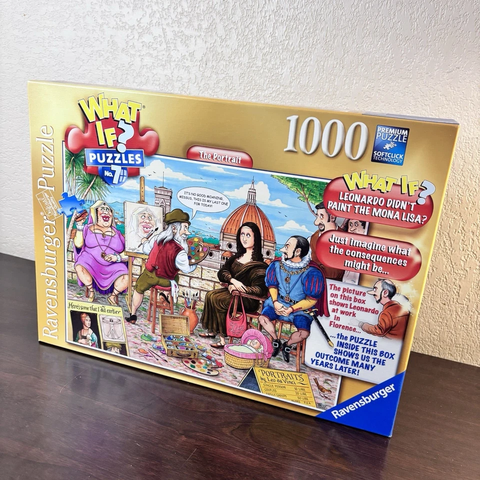 Ravensburger ¿Y si? Rompecabezas de 1000 piezas #7 "El retrato" #194377 Foto 3 de 4