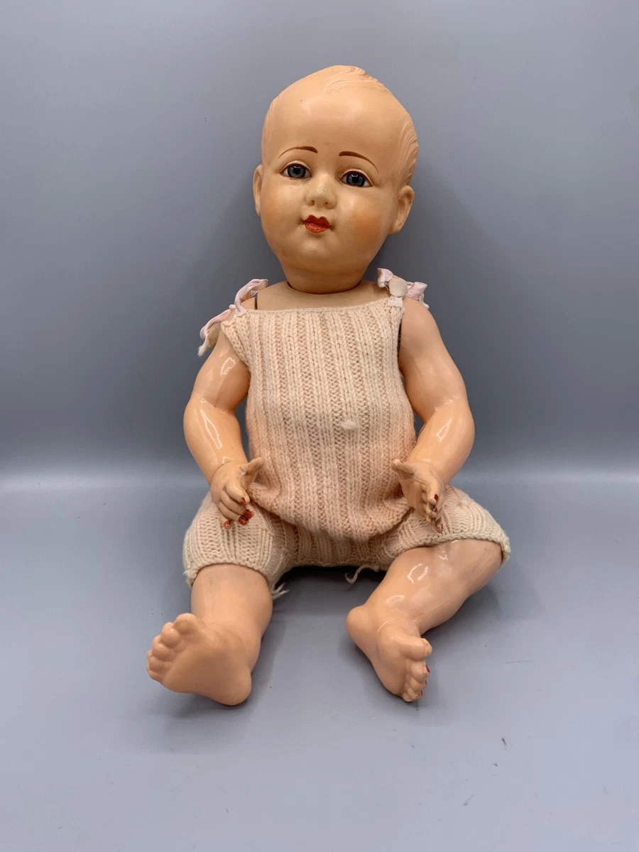 Ancien Baigneur En Celluloïd – Poupée Vintage De Collection