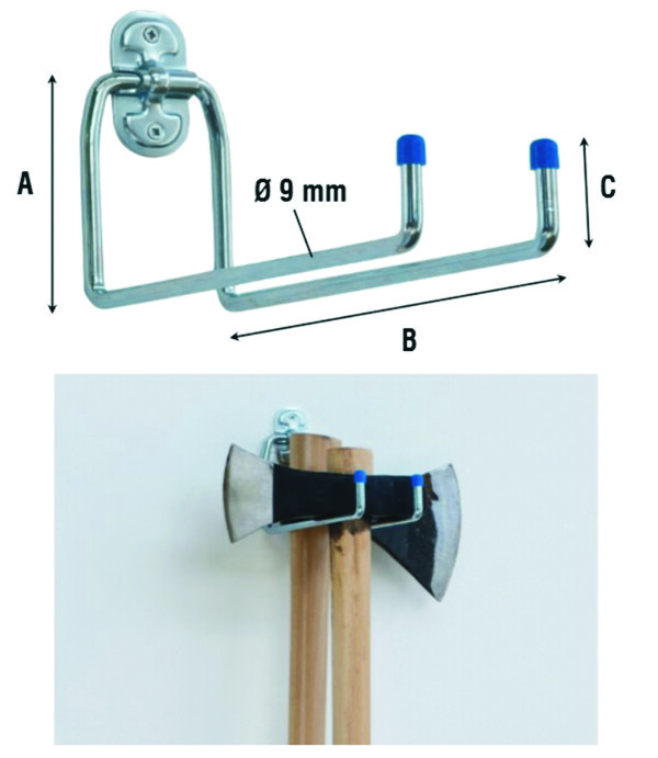 Ganci Da Parete Per Attrezzi - Set 15 Pezzi, Rivestiti In Plastica, Per Garage E Cantina