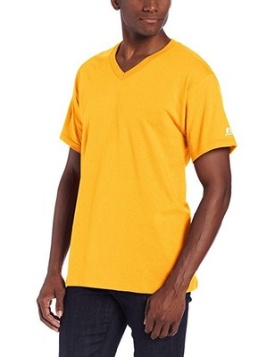 russell athletic v neck t shirts