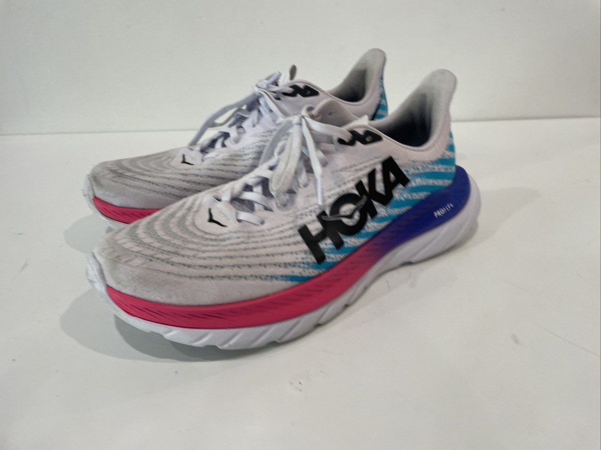 Hoka One One Mach 5 Men\'s 11 B Running Shoes White Scuba Blue 1127894-WSBB HOKA Women main image 3