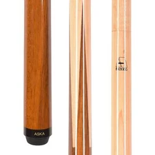 Aska SP1 Malaswood Sneaky Pete Billiard Pool Cue Sticks, 58", Maple Spliced Mala