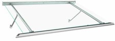 Vordach Calypso VSG Glas - Aluminium Echtglas Vordach