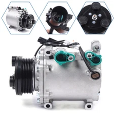2.4L A/C AC Compressor w/ Clutch For 2003 2004 2005 2006 Mitsubishi Outlander