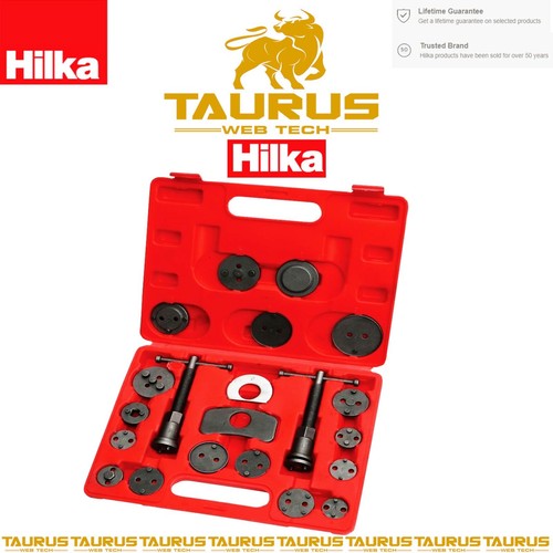 Kit de rebobinado de pinza de freno izquierda y derecha HILKA 21 piezas Juego de pastillas de pistón trasero de viento hágalo usted mismo Reino Unido - Imagen 4 de 4