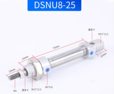 New 1PC DSNU-8-25-P-A Double Acting Mini Pneumatic Components Cylinder