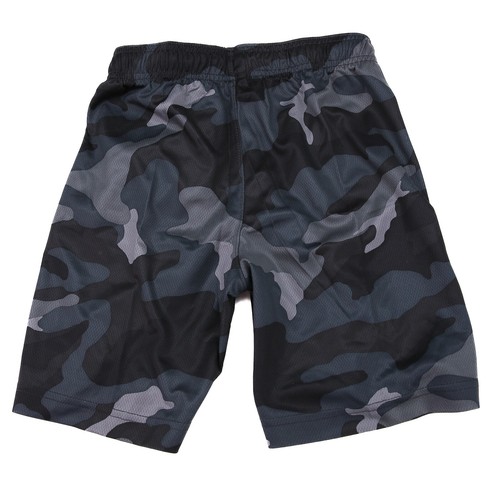 Old Navy Youth Gray Black Camo Active Go Dry Elastic Waist Shorts Size S 6-7 NWT - Picture 2 of 5