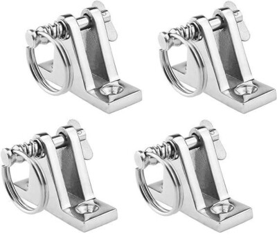 4x Stainless Steel Marine Boat Deck Hinge Mount for Bimini Top Fitting Hardware
