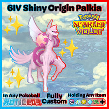 DIALGA + PALKIA ✨ SHINY 6IV Origin Forms ✨ Pokemon SCARLET and VIOLET lv100 +EVs