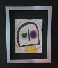 🔥Joan Miro | Vintage 1983 Signed Colorful Print | Matted and Framed | Buy Now!!