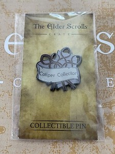 THE ELDER SCROLLS "Caliper Collector Pin” Exclusive Collectible LOOT CRATE 2021