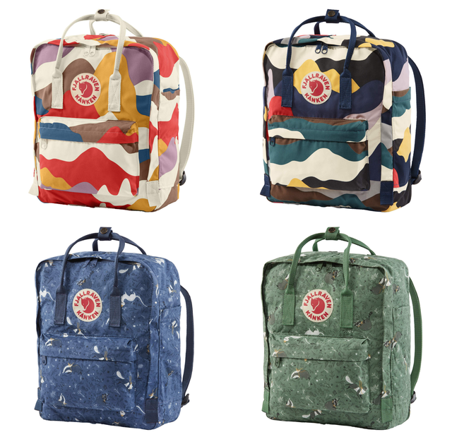 Fjallraven Kanken Art Backpacks F23610 SummerSpring Landscape, Blue