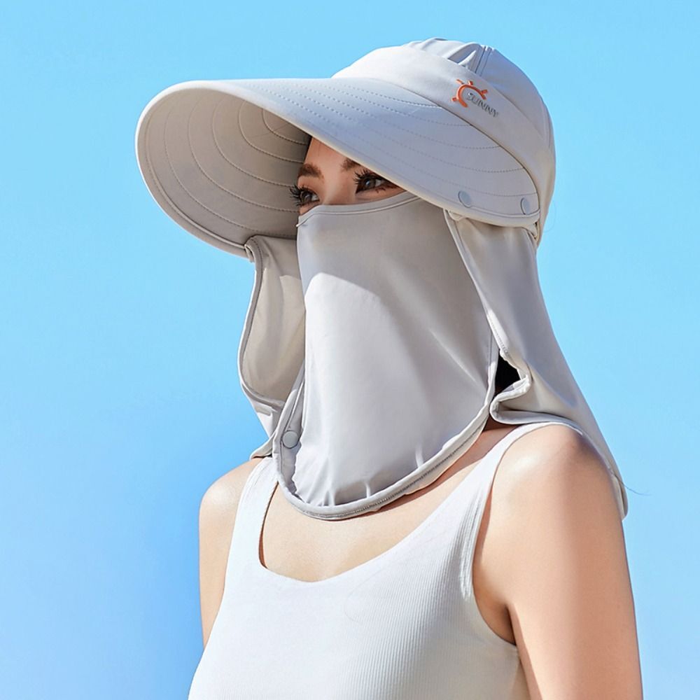 Camping Hiking Cap Suncreen Protective Neck Cover Fisherman Cap Summer