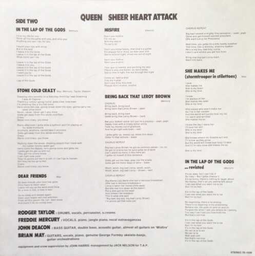 Queen - Sheer Heart Attack (LP, Album, CP) - Bild 4 von 7