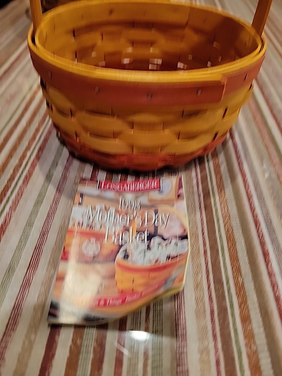 Longaberger The Original Mini Basket House Miniatures Pink Mothers
