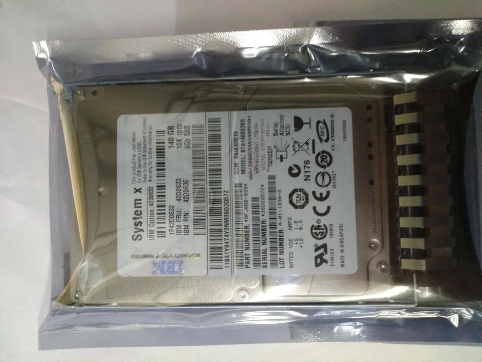 IBM 42D0633 146GB 10K SAS 6G 16MB 2.5” Hard Drive 42D0632 42D0636 - Image 2 of 4