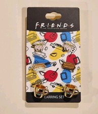 Friends TV Show Icons Stud Earring Set of 3 C...