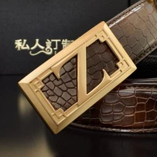 Luxury Designer Leather Belts Men Women Z Buckle Strap Belt for Jeans Waistband