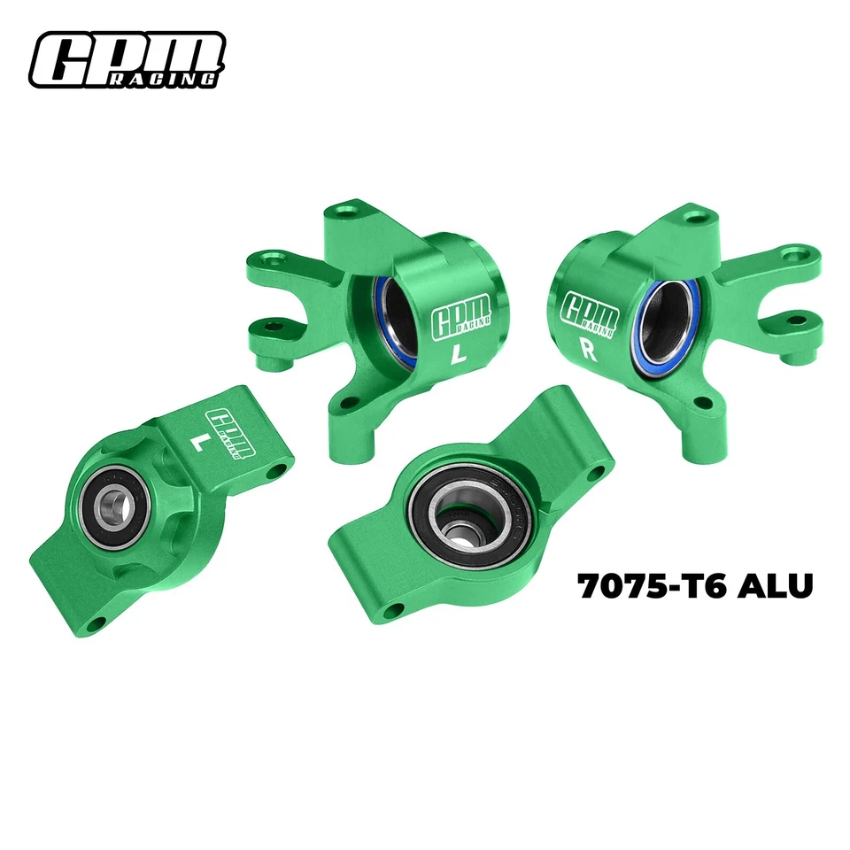 GPM 7075Alu Front Steering Blocks &Rear Hubs Big Bearing TRAXXAS Mini Maxx XRT - Image 3 of 4
