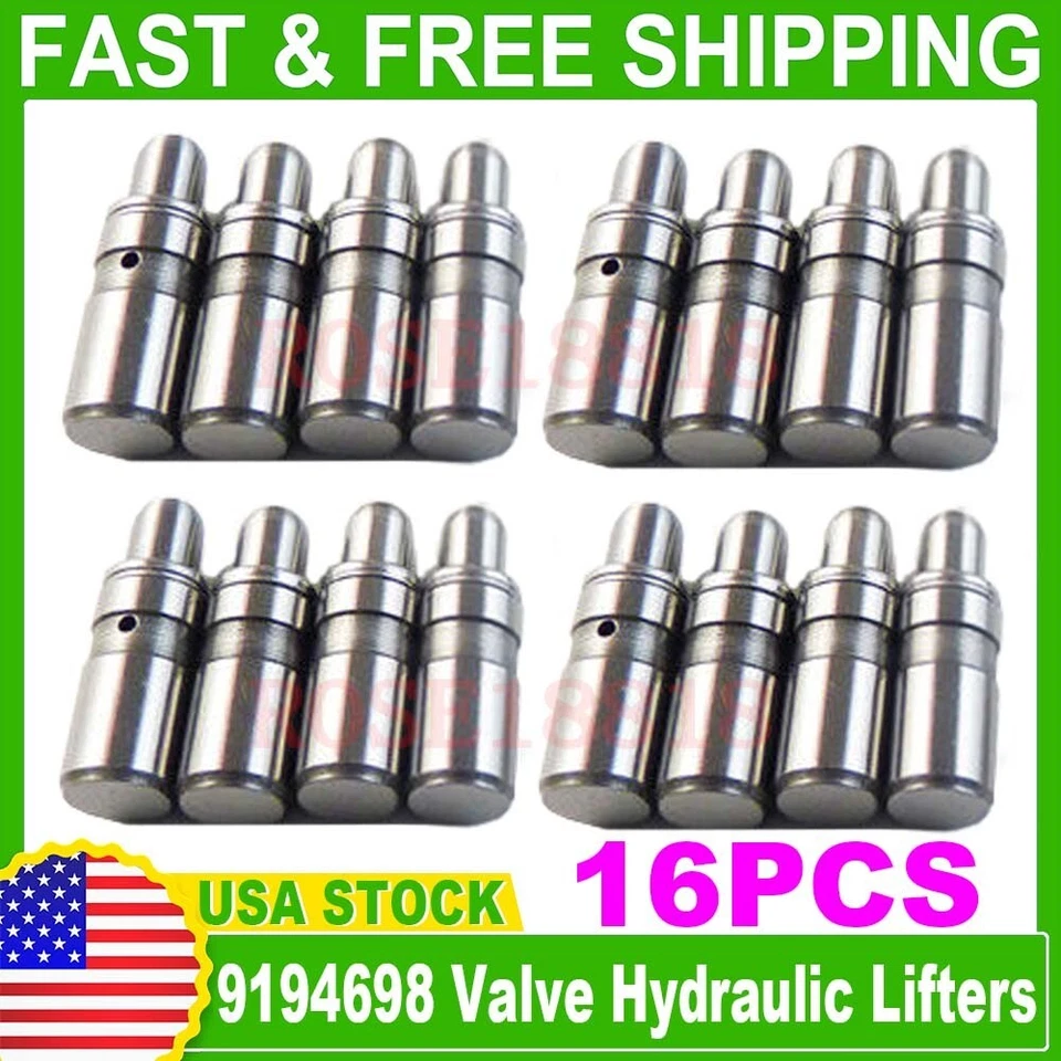 Elevadores hidráulicos de válvula 16X para Buick Chevy Pontiac Saturn 1.9L 2.0L 2.2L 2.4L Foto 2 de 4