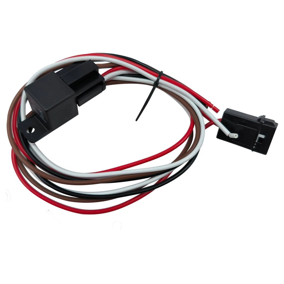 Electric Fan Wiring Install Kit Complete Thermostat 40 Amp Relay 185 Degree - Изображение 3 из 4