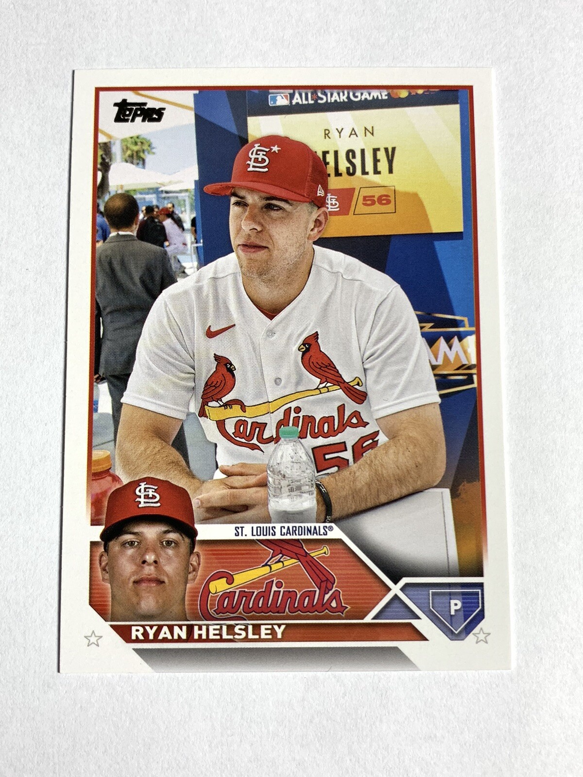 2023 Topps Series 1 Ryan Helsley #229 Golden Mirror SSP Image Variant