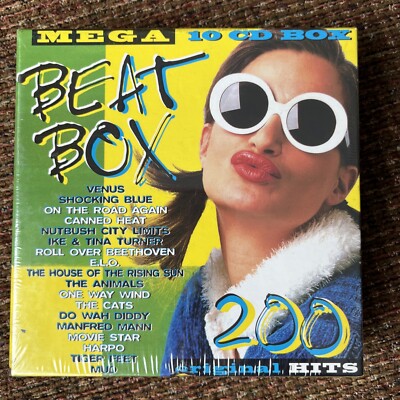 MEGA BEAT BOX - 10 x CD Box - 200 Original Hits Disky DB248072