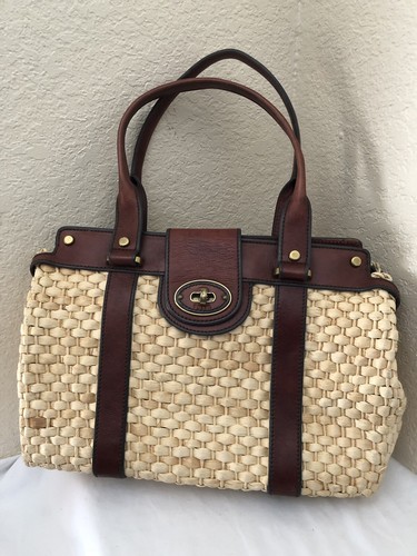 fossil straw purse