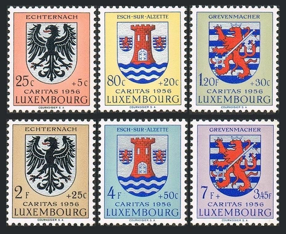 Luxemburg Briefmarken Jahrgang 1972 Komplett – 841-857 Postfrisch MNH, Europa, Bauten, Caritas