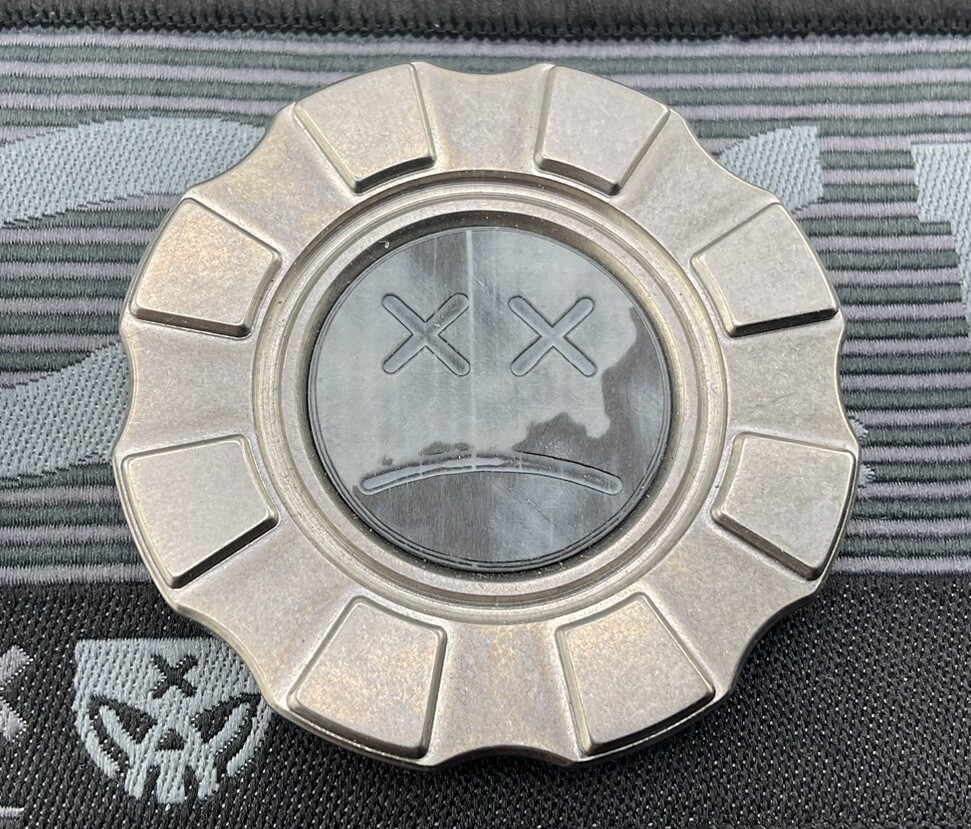 HiTex Gear x Andy Frankart AFK Carboquartz Inlay Titanium EDC Coin Poker Chip