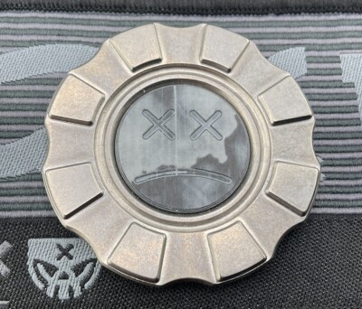 HiTex Gear x Andy Frankart AFK Carboquartz Inlay Titanium EDC Coin Poker Chip