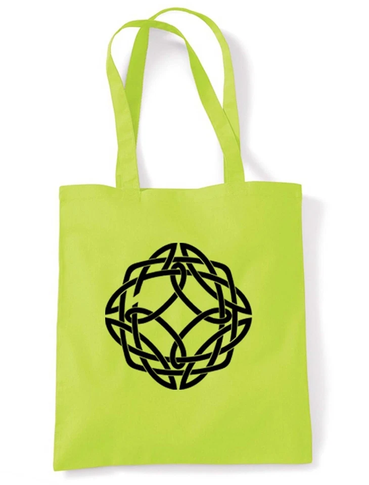 GUERILLA GRAPHICS CELTIC KNOT SHOULDER BAG - Pagan Druid Wicca Goth Gothic - Farbwahl