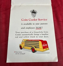 1940s Coca-Cola Refreshment Vendo Machine Coolers Flip Booklet Salesman Aid