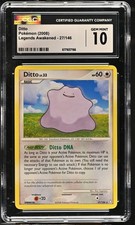 CGC 10 GEM MINT Ditto 27/146 Legends Awakened Non-Holo Pokemon Card