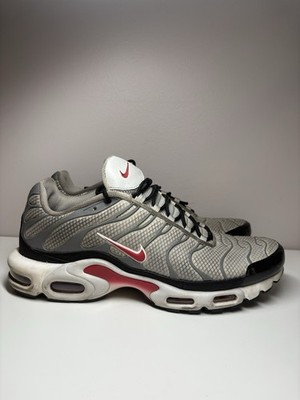 Nike Air Max Plus Men s Photon Dust/Varsity Red Shoes Sneakers Lace Up - Size 13