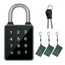 Smart Padlock BT Keypad Smart Lock Entry Front Door Lock Combination Lock Water