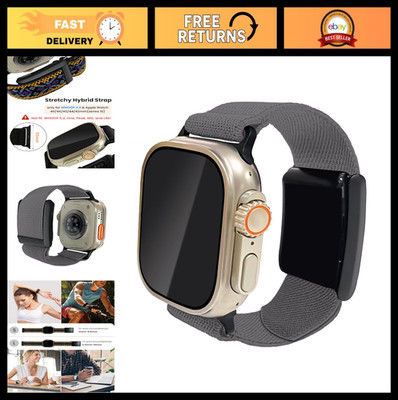 Stretchy Nylon Hybrid Band for Whoop 4.0 & Apple Watch Series 1-10 - Comfortable