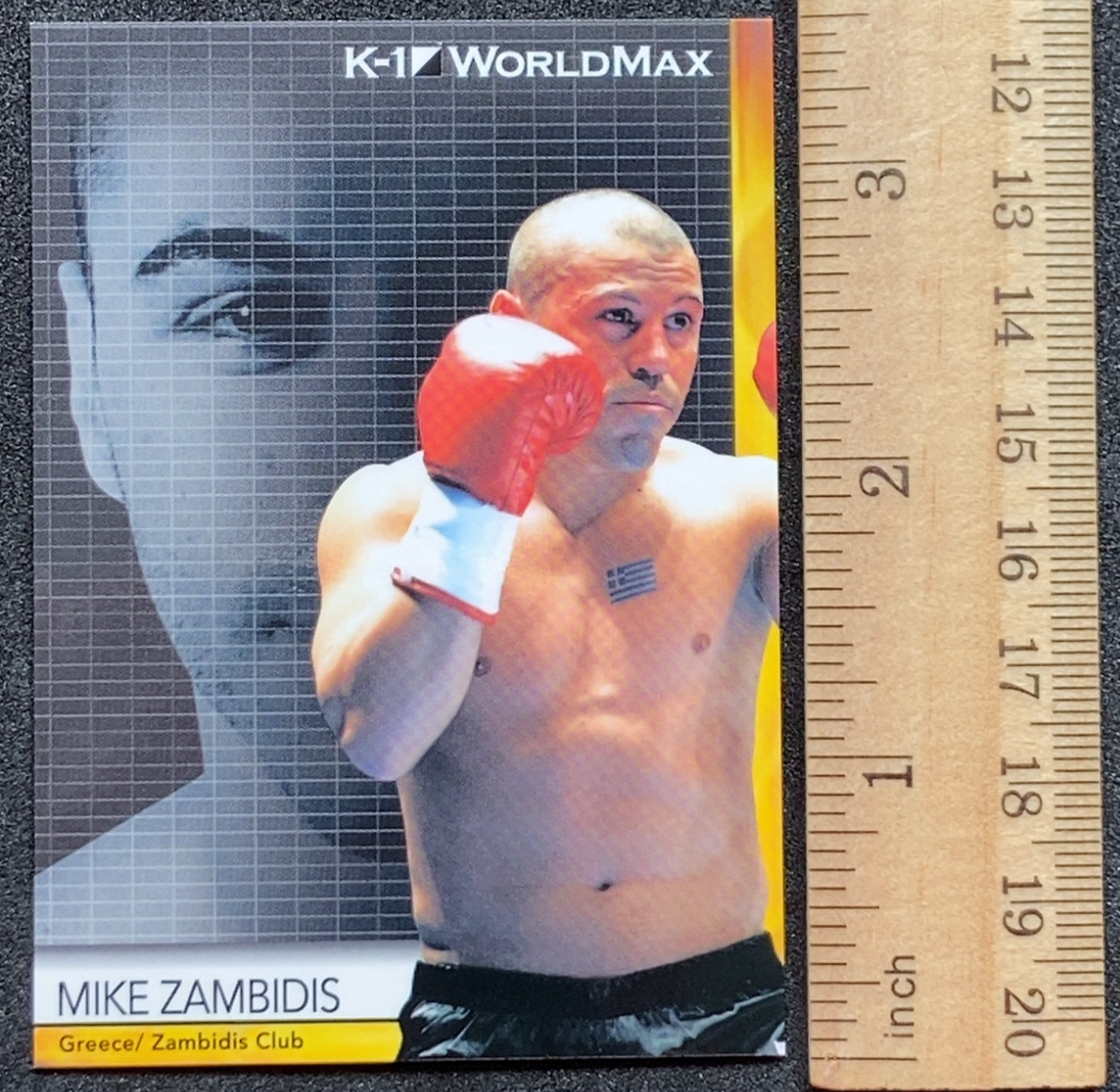 Iron Mike Zambidis 44 K-1 World MAX Grand Prix Card TCG Epoch 2008