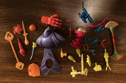 Vintage TMNT 1990s Teenage Mutant Ninja Turtles Accessories Parts Lot Some XMen