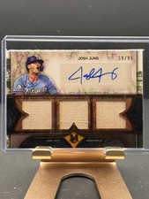 2025 Topps Museum Josh Jung Triple Relic Autographs Copper /99