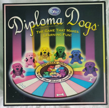 Diploma Dogs Educational Board Game Cooperative Fun Problem Solving USA VINTAGE