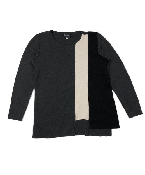 Women Herno Sweater Grey Wool 34