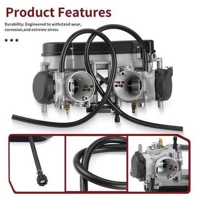 3964 バーター 05 06 07 For Kawasaki Brute Force 750 KVF750 Carburetor & Intake