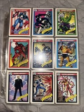 1990 IMPEL MARVEL UNIVERSE SERIES 1 COMPLETE 162 card SET in binder sheets